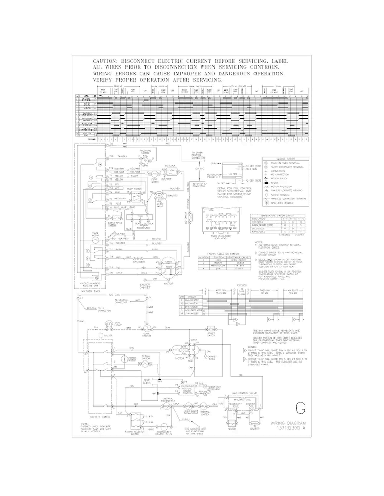 Wiring Diagram Diagram and Parts List for 41797962705  Kenmore Washer Dryer Combo
