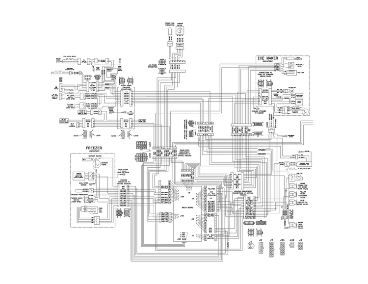 Wiring Diagram Diagram and Parts List for EI23BC35KW5  Electrolux Refrigerator