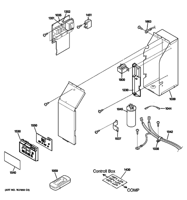 Frigidaire M08a 2 Diagram and Parts List for M08A V1 Frigidaire Freezer