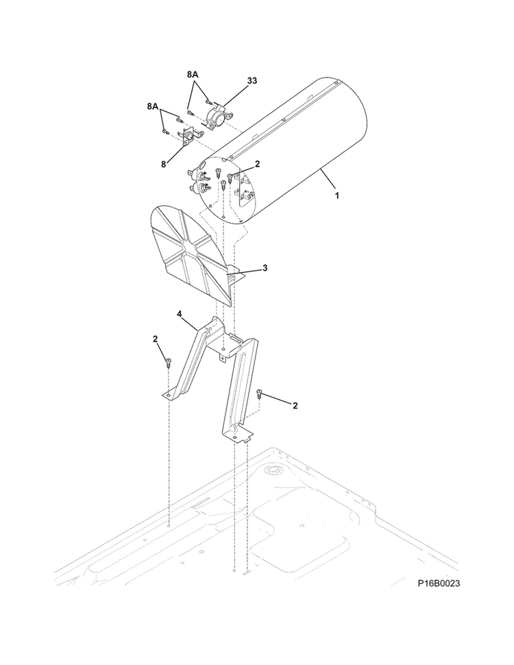 Burner Diagram and Parts List for FARE4044MW1  Frigidaire Dryer