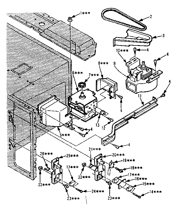 Switches And Microwave Parts Diagram and Parts List for 5648698610  Kenmore Microwave