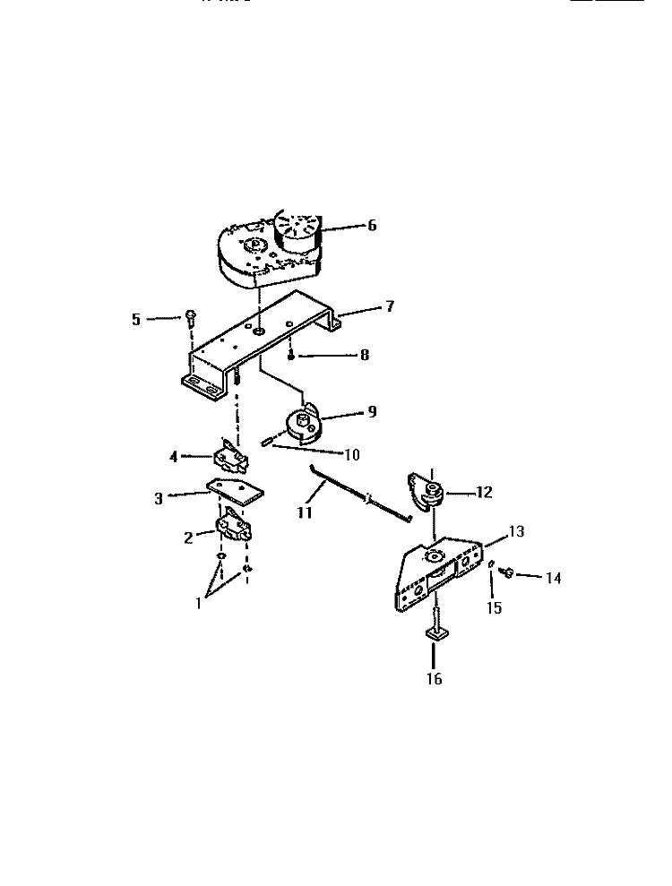 LATCH ASSEMBLY Diagram and Parts List for REP305CF1  Kelvinator Range