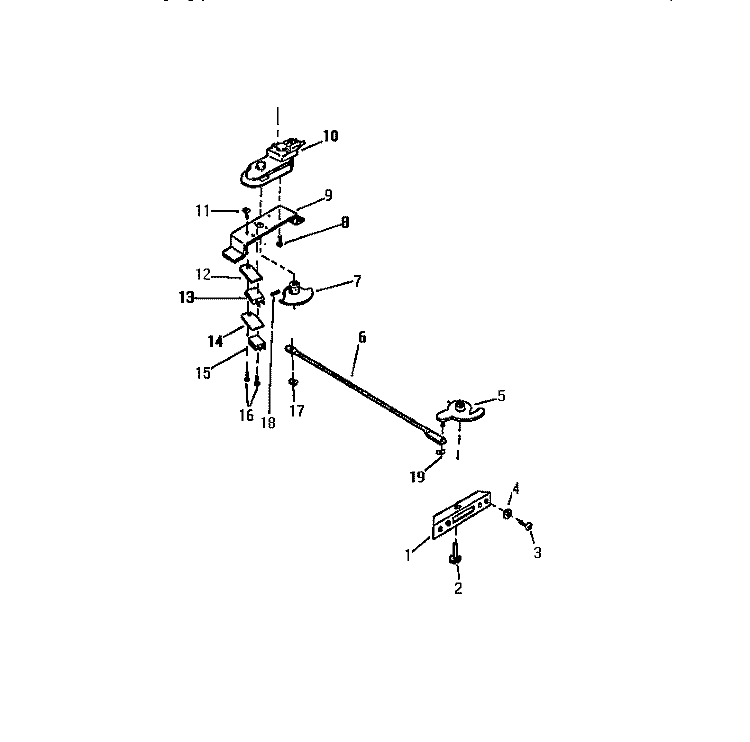 DOOR LATCH ASSEMBLY Diagram and Parts List for KF650GDD0  Frigidaire Range