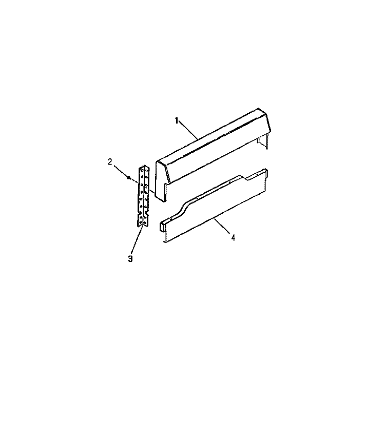 CONSOLE, PANELS Diagram and Parts List for G24PCL0  Frigidaire Wall Oven