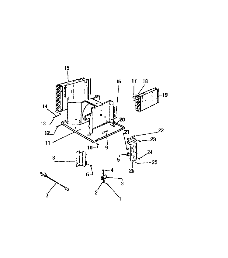 CONTROLS Diagram and Parts List for SH205C1QA  Kelvinator Air Conditioner