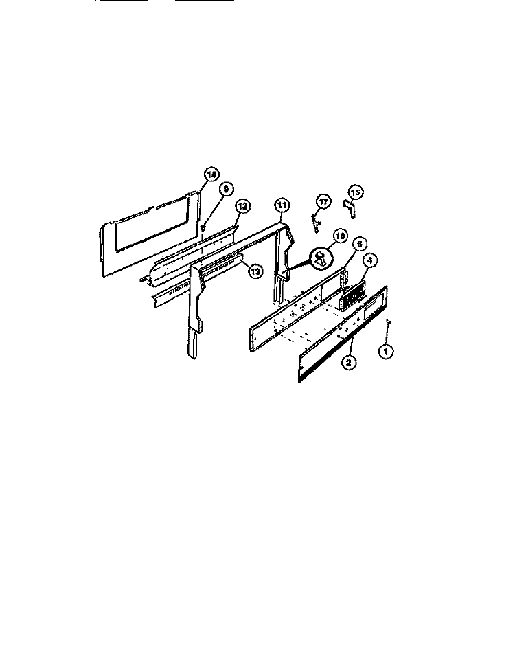 BACKGUARD Diagram and Parts List for CGC4M6DXD  Gibson Range