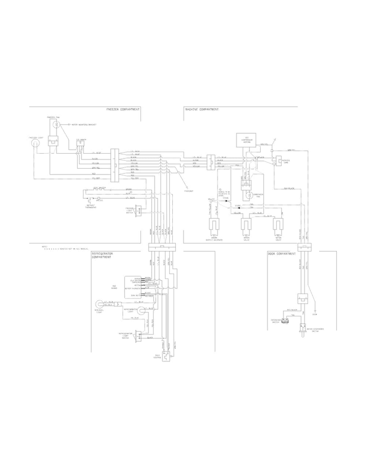 Wiring Diagram Diagram and Parts List for 25368823012  Kenmore Refrigerator