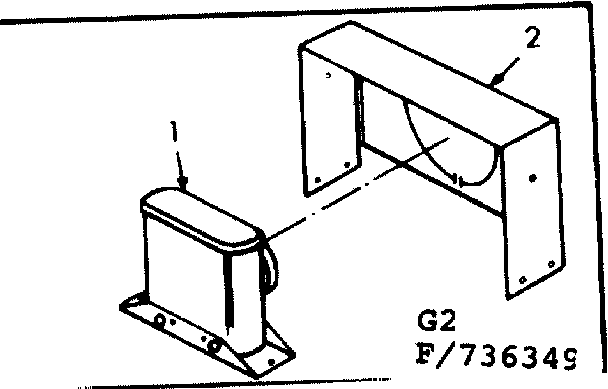 Horizontal vent kit Diagram and Parts List for 867736349  Frigidaire Furnace