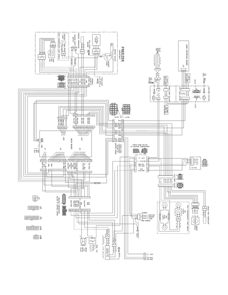 Wiring Diagram Diagram and Parts List for E23BC68JPS7  Electrolux Refrigerator