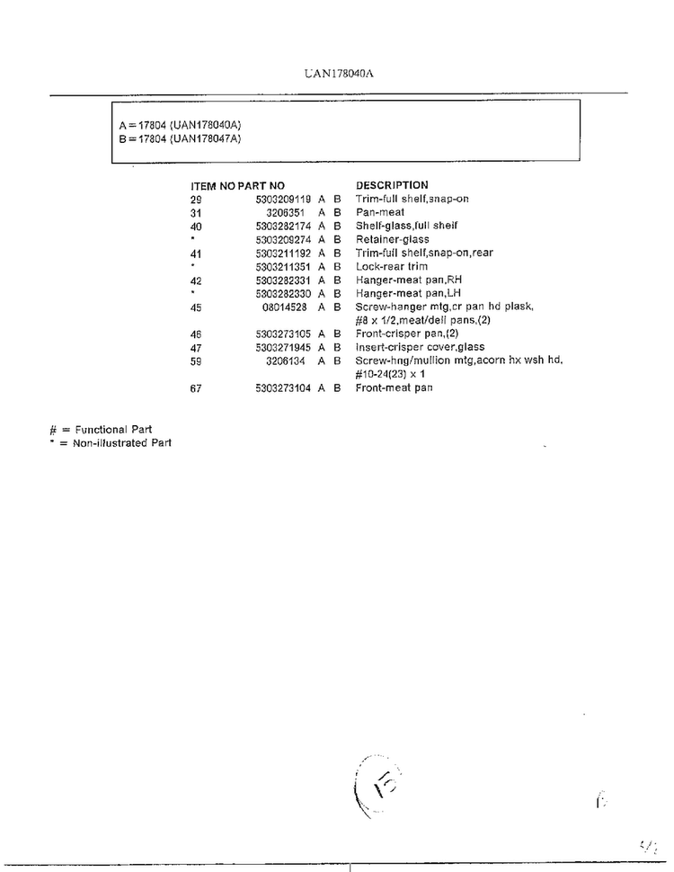 Top Mount Refrigerator Page 13 Diagram and Parts List for 178040A  Frigidaire Refrigerator