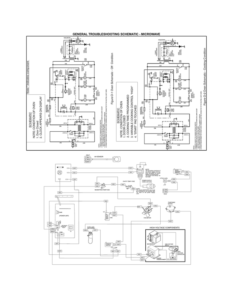 Wiring Diagram Diagram and Parts List for FGMC3065PFD  Frigidaire Microwave Oven Combo