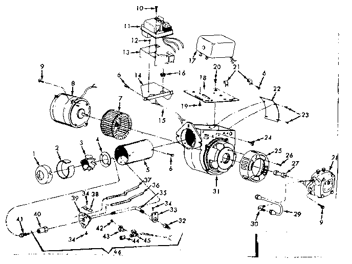 Oil burner assembly Diagram and Parts List for 867748812  Frigidaire Heater