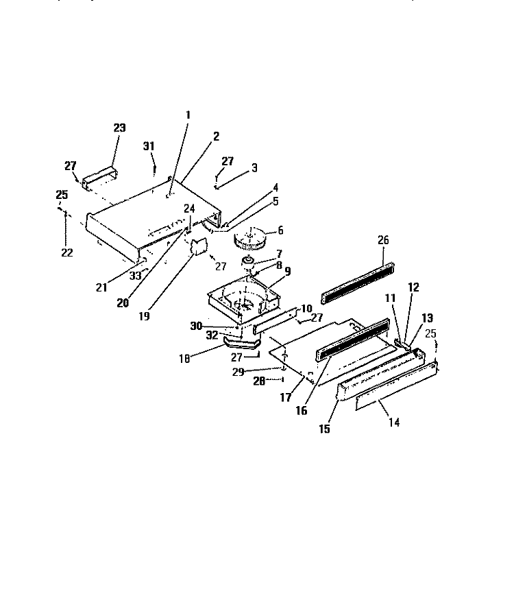 CONVERTIBLE EYE - LEVEL VENT HOODS Diagram and Parts List for REG638ML7  Frigidaire Range
