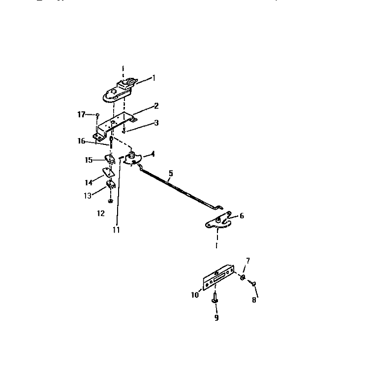 DOOR LATCH ASSEMBLY Diagram and Parts List for KF590HDD1  Frigidaire Wall Oven