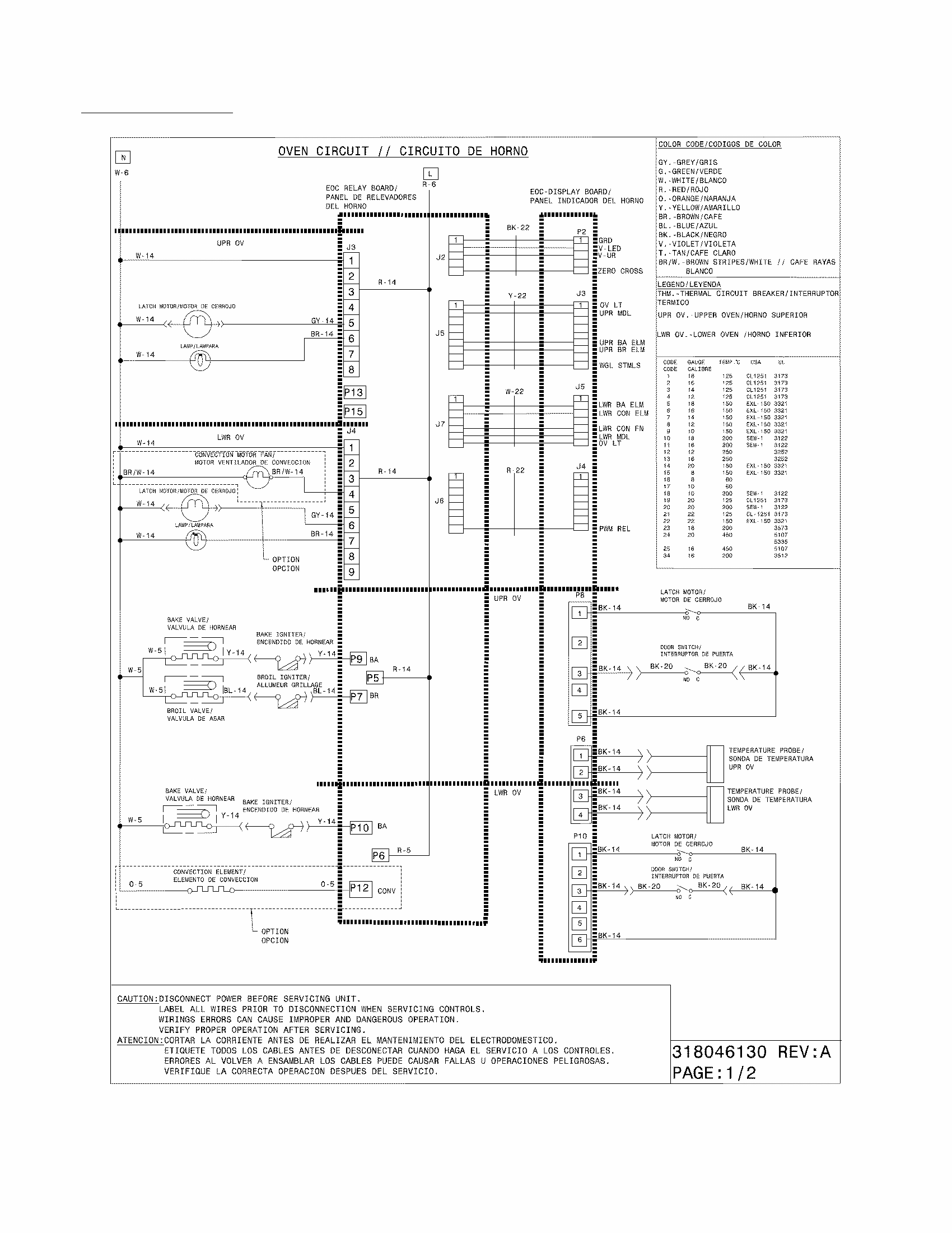 Wiring Diagram Diagram and Parts List for 79078019002  Kenmore Range