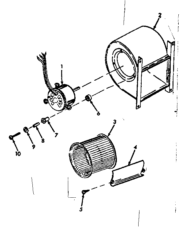 H-q blower assembly Diagram and Parts List for 86776915  Frigidaire Furnace
