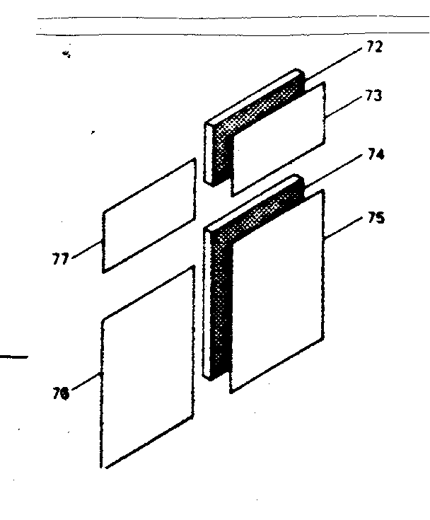 Art Panel Installation Diagram and Parts List for 5648962920  Kenmore Refrigerator