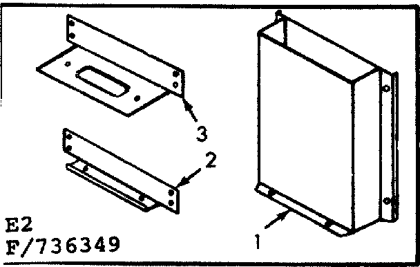 Vent shield kit Diagram and Parts List for 867736349  Frigidaire Furnace