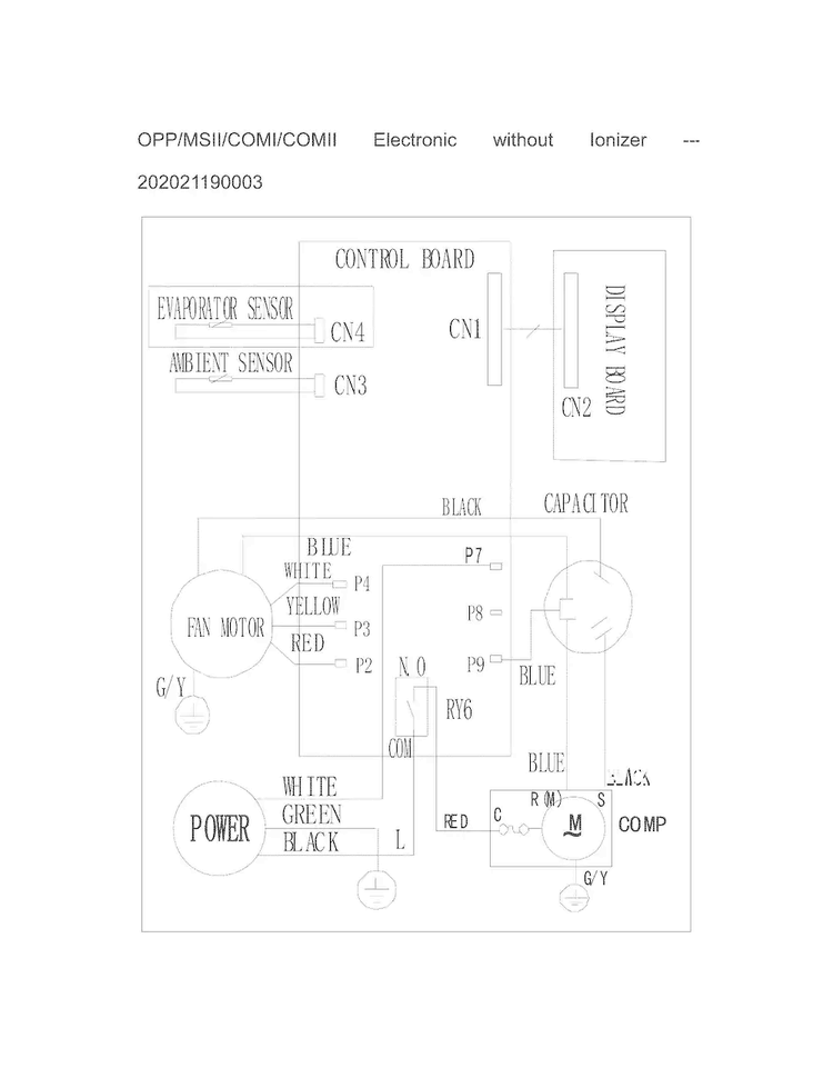 Wiring Diagram Diagram and Parts List for 25370101012  Kenmore Air Conditioner