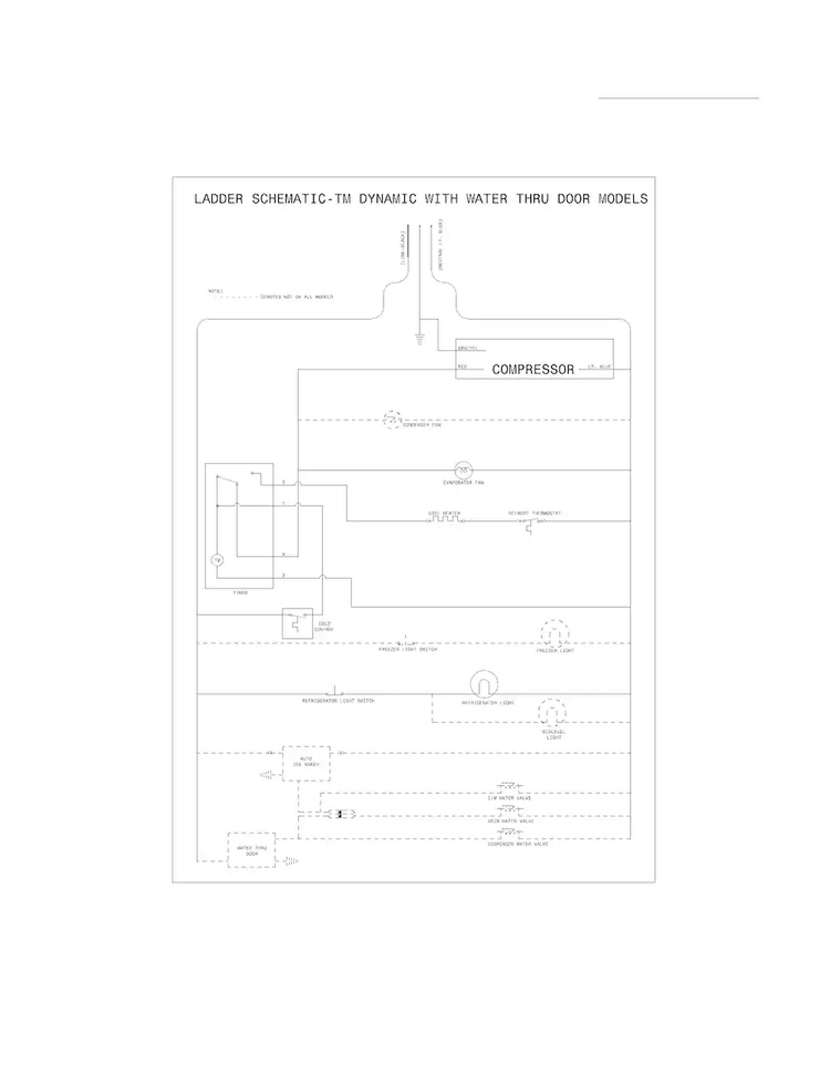 Wiring Schematic Diagram and Parts List for FRT21HS8KS4  Frigidaire Refrigerator