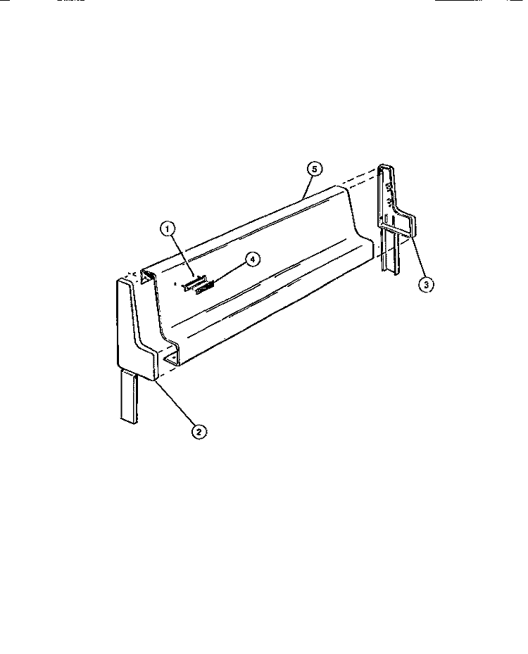 BACKGUARD Diagram and Parts List for CGC3M2DXC  Gibson Range
