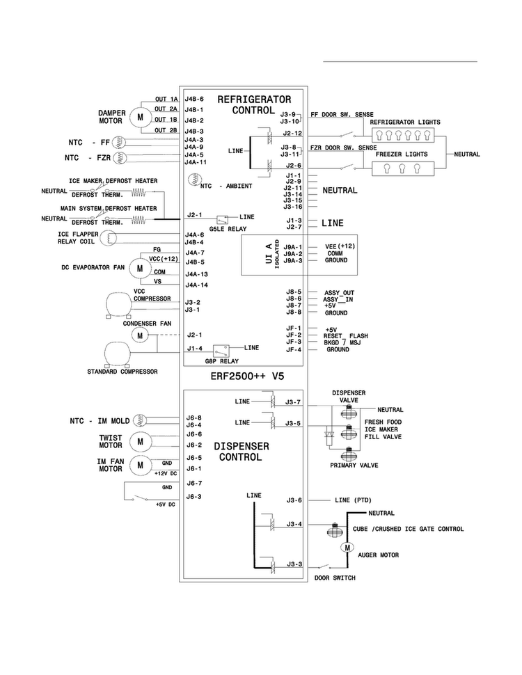 Wiring Diagram Diagram and Parts List for EW23BC71ISA  Electrolux Refrigerator