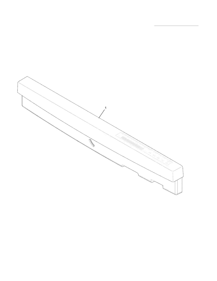 Control Panel Diagram and Parts List for EWDW6505GW1C  Electrolux Dishwasher