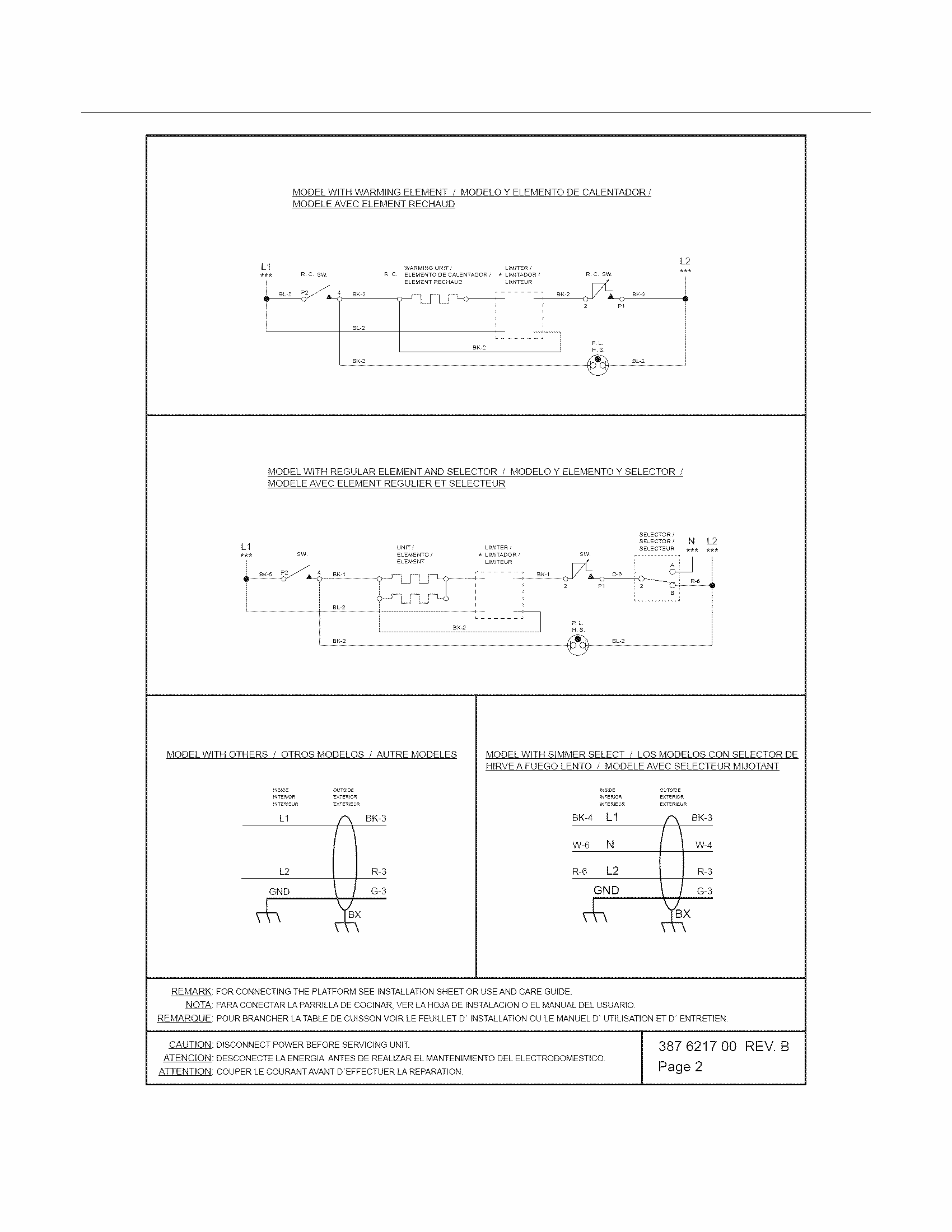 Wiring Diagram Diagram and Parts List for 79041229903  Kenmore Cooktop