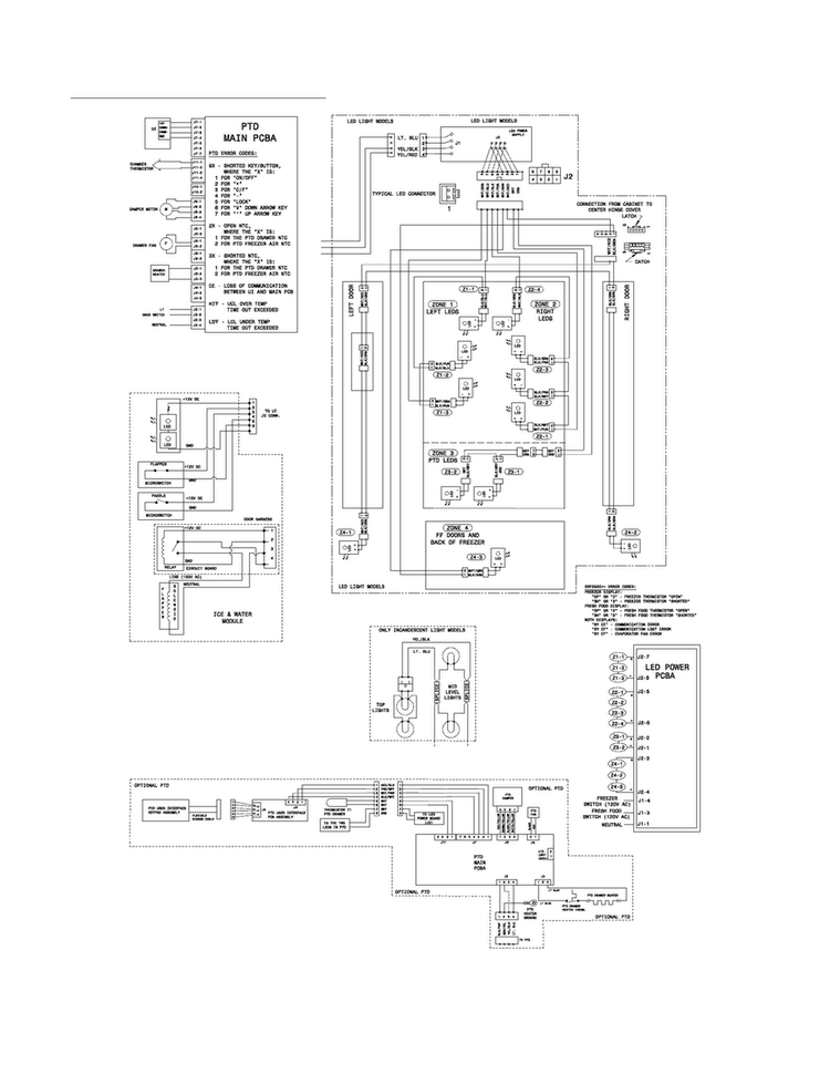 Wiring Diagram Diagram and Parts List for EW23BC71ISB  Electrolux Refrigerator