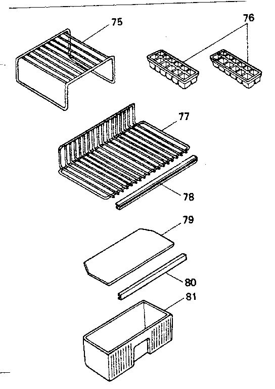 Accessories Diagram and Parts List for 5648912820  Kenmore Refrigerator