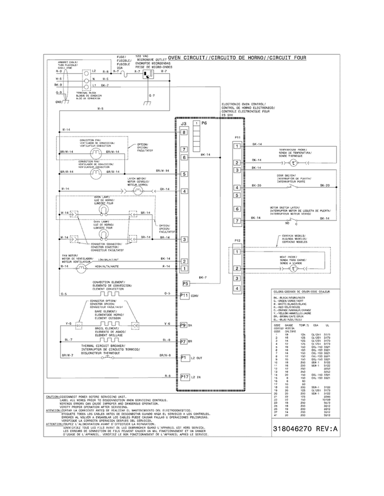 Wiring Diagram Diagram and Parts List for CPMC3085KF2  Frigidaire Microwave Oven Combo