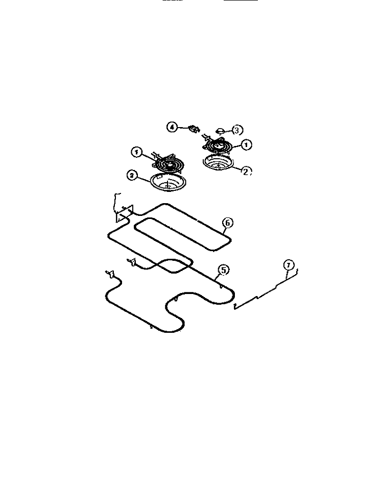 ELEMENT Diagram and Parts List for 31-4968-23-03  Tappan Range
