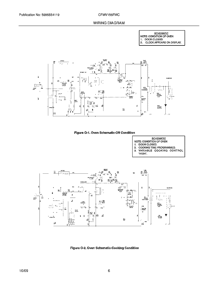 WIRING DIAGRAM Diagram and Parts List for CFMV156FMC  Frigidaire Microwave