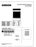 COVER Diagram and Parts List for GGF354BHWB  Gibson Range
