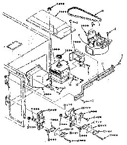 Switches And Microwave Parts Diagram and Parts List for 5648648310  Kenmore Microwave