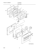 Part Location Diagram of 318344025 Frigidaire DOOR ASSEMBLY