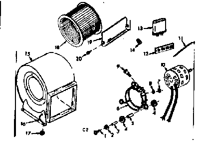 Part Location Diagram of 72399 Frigidaire Housing