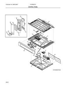 Part Location Diagram of 5304526552 Frigidaire MOTOR ASSEMBLY
