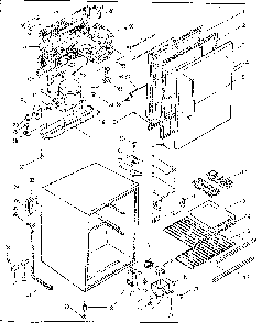 Cabinet Parts Diagram and Parts List for 5648912520  Kenmore Refrigerator