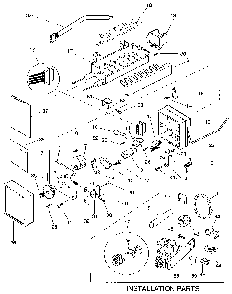 Icemaker Diagram and Parts List for FRT22RHAW0 Z0 Frigidaire Refrigerator