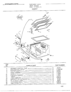 Part Location Diagram of 186041 Frigidaire Compressr24 a