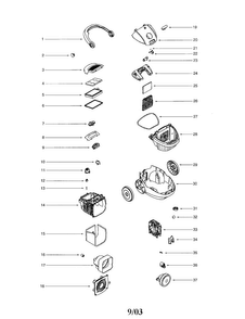 Part Location Diagram of 1130550-01 Frigidaire Handle assembly