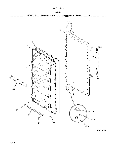 Door Diagram and Parts List for 25321742515  Kenmore Freezer