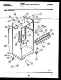 CABINET PARTS Diagram and Parts List for FPCE21TFW3  Frigidaire Refrigerator