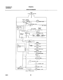 WIRING SCHEMATIC Diagram and Parts List for FRS26R4CW1  Frigidaire Refrigerator