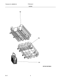 Part Location Diagram of 5304525233 Frigidaire RACK,LOWER, GREY