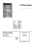 COVER Diagram and Parts List for E30EW8CGPS3  Electrolux Wall Oven