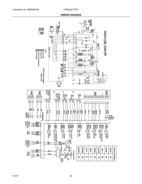 04 - WIRING DIAGRAM Diagram and Parts List for FPMO3077TFA  Frigidaire Microwave