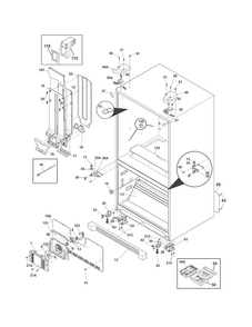 Part Location Diagram of 241891611 Frigidaire BOARD-LED POWER