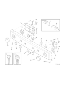 Part Location Diagram of 137445100 Frigidaire CONSOLE